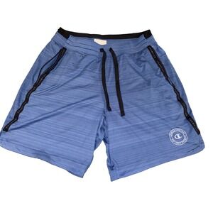 Champion Mens Soft Comfort Stretch Athletic Active Performance Short Blue Size M